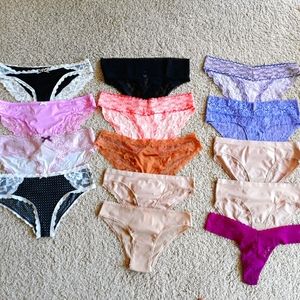 Victoria's Secret Bundle of 14 Panties